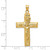 14KT Gold  Two-Tone with Rhodium Inri Crucifix Pendant K3723