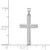 14KT Gold  White Gold Hollow Cross Pendant XR560