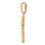 14KT Gold  White Gold Polished and Cut-Out Cross K8421W