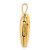 14KT Gold w Round 3-Prong 1.00ct. Pendant Setting WG934-5