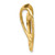 14KT Gold  Polished and Satin St Florian Medal Hollow Pendant XR1317