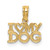 14KT Gold  White Gold Crucifix Pendant K9606W