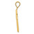 14KT Gold  with Rhodium Dragonfly Pendant C4174