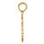 14KT Gold y Round 4-Prong Twin Wire 5.0mm Pendant Setting YG939-3
