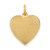 14KT Gold  Hollow Cross Pendant XR231