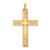 14KT Gold  Rose Gold Polished 5-Heart Charm Holder D1311R