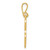 14KT Gold  Bulldog Pendant C522