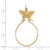 14KT Gold  Tuesday the First Day Calendar Pendant YC463