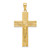 14KT Gold  3D Navy Anchor Pendant K3077