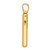 14KT Gold  Two-tone Polished Sunset Pendant D4597