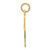 14KT Gold  Polished and Textured Solid Star of David Pendant XR1959