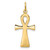 14KT Gold  Polished and Textured Solid Star of David Pendant XR1959