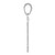 14KT Gold  3D Moveable Anchor Pendant K3086