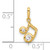 14KT Gold  Rose Gold Polished Scrolled 15mm Heart Locket XL657