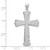 14KT Gold  Two-tone Polished Solid INRI Curcifix Cross Pendant XR2076