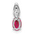 14KT Gold  White Gold Heart Border Reverses to Cut-out LOVE with Blue Fabric Interior 19mm Heart Locket XL748