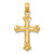 14KT Gold y Oval 4-Prong with Diamond Accent 8 x 6mm Pendant Setting YG983-6