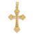 14KT Gold  Gold LogoArt Arizona State University Pitchfork Large Pendant 4Y004AZS