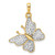 Diamond Fancy Double Circle Pendants PM3823-050-YWA