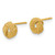 Leslie's 14KT Gold  Polished Textured Love Knot Post Earrings T1169