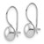 Leslie's 14KT Gold  White Gold Polished Drop Button Earrings 10XF690ESET