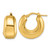 Herco 14KT Gold  Polished Puffed 11.0mm Round Hoop Earrings 14HRE149Y