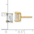Emerald-Cut Lab Grown Diamond Studs QE17270GP