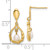 14KT Gold  3-4mm Teardrop White FWC Pearl and .02ct Dia Post Dangle Earrings TF2208 14KT Gold  3-4mm Teardrop White FWC Pearl and .02ct Dia Post Dangle Earrings TF2208