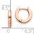 10KT Gold  Rose Gold Round Hinged Hoop Earrings EM4269-033-1WA