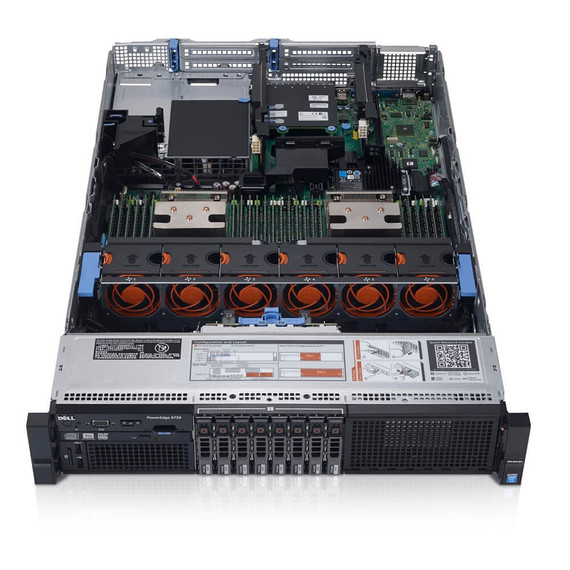 Dell PowerEdge R730 8 x 2.5" Hot Plug 2x E5-2609 V3 Six Core 1.9Ghz 192GB 2x 300GB H330