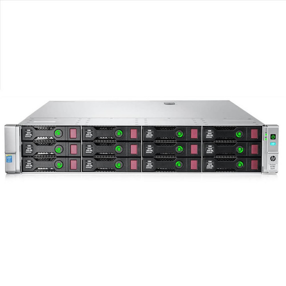 HP Proliant DL380 Gen9 12B LFF 2X E5-2630 V3 Eight Core 2.4Ghz 768GB 12x 300GB 15K H240ar (Renewed)