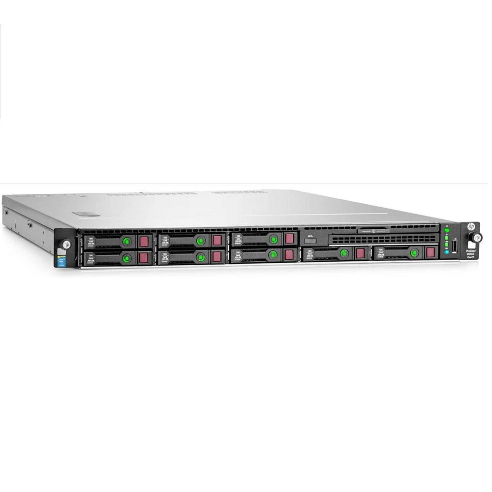 HPE ProLiant DL160 Gen9 server front panel showing drive bays