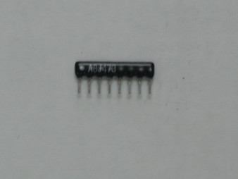 A8J473 Resistor Array 47K Ohm 8-Pin SIP | Radio Repair Component