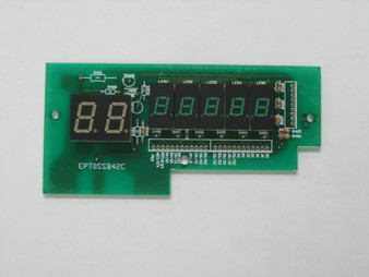 Galaxy Channel / Frequency Display DX2517 Part # EPT0SSB42C  Note some of the newer board are missing R407 and R408 and a resistor has been added to where a jumper between the Channel Display and first digit of the FC  was. These resistor may have to be added for this board to work correctly. This is how they where send from Ranger and we are not sure why these changes where made. Note: Does not include LEDs D403 to 408.