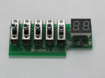 Galaxy DX45/48 Channel Display Board with Switches Part # T141Q-P03 board # EPT048T32Z