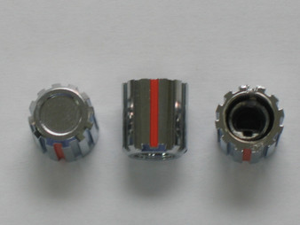 Inner Knob Chrome Cobra 148 / 29 / 25 ect plus TR296 Other part numbers are PT148N051A , PT0148N051A, 751-080-N-001 , PT0148070A , 751-067-N-001 PTO148050A , KEM-P8407 Note in the  Pictures that orange alignment mark is on the same side as the flat part of the D. If you need the orange alignment mark on the other side look at PY148N100A.  Spring included.