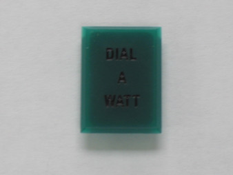 Texas Star Lens Cover Dial A Watt Green