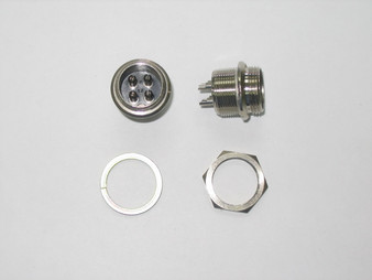 4 Pin Microphone Jack with Rear Nut