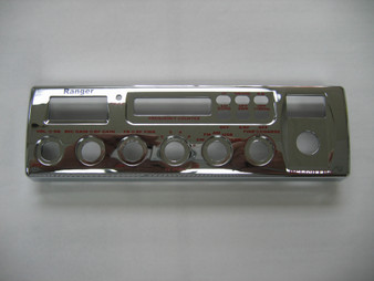 Ranger RCI-69FFB4 Chrome Face plate without Lens Notice:  These do not come with Channel or Frequency Counter Lens. Channel lens part # is PTDX55020D and F/C lens is PT2100031F can be ordered separately.