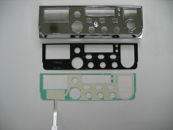 Galaxy DX66V2 Starlite Faceplate Bezel Assembly with Lens | Radio Part