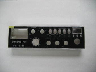 SuperStar SS148 PRO Face Plate Assembly With Magnifiers Installed. This is the complete assembly that includes Face Plate, Bezel, Channel Lens and Magnifiers included. BTDX55121F/PTDX55062A/PTDX55020D/PTDX55040A