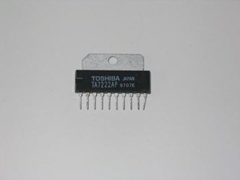 TA7222AP Audio Amplifier Original Toshiba parts.
TA7222AP Audio 5.8 W Amplifier Toshibia