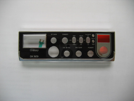 Galaxy  Faceplate & Bezel Combination for DX929  Channel Window included. Note: Remove protective coating before installing.
