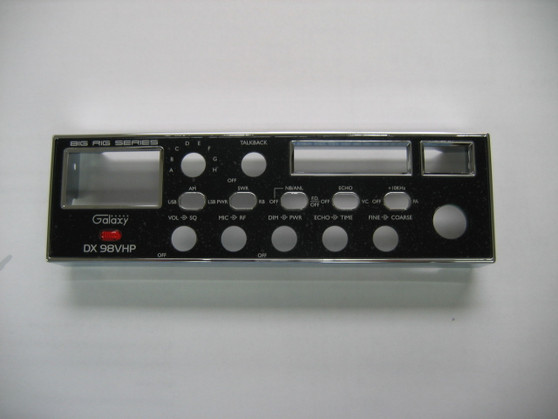 Galaxy Faceplate & Bezel Combination for DX98VHP with lens. Note: Remove Protective film before installing. The mod lens may have to be installed.