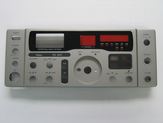 Galaxy DX2547 Faceplate with Lens installed.