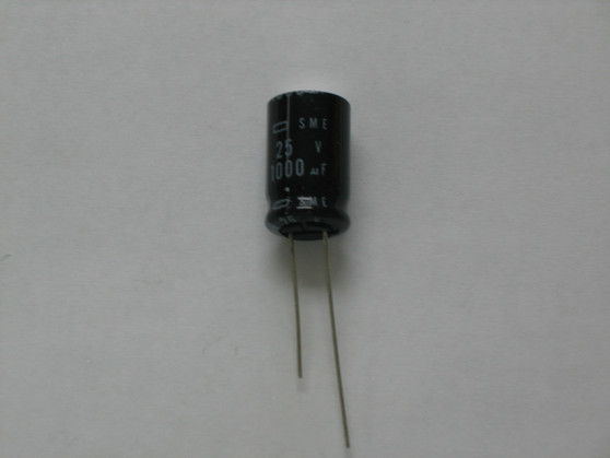 Texas Star 1000 uF 25 Volt Capacitors Radial