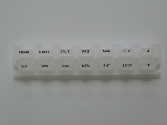 Rubber KeyPad for RCI-2950/70/90/95 Galaxy 22B/2527 Part Number QT2950010A