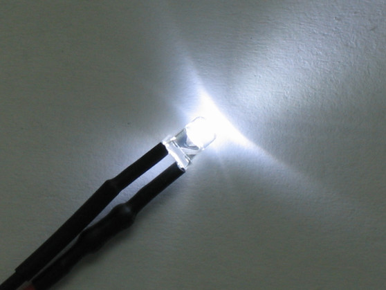White LED 3MM White for Radio Meters