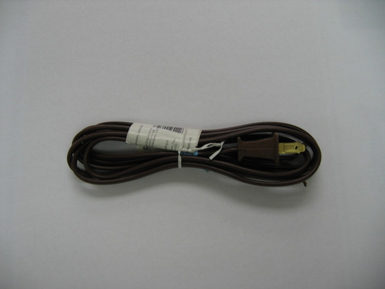 Brown Power Cord 6 FT 18/2 SPT-1 10 Amp/125 Volt