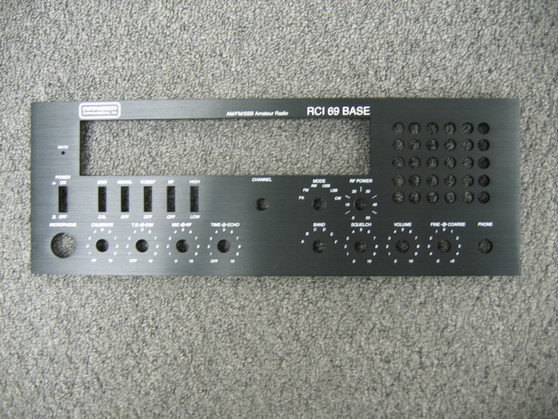 RCI 69 Base Face Plate Part # PT691019BS MT0SSB044A without lens, bezels, or speaker felts. Compatible replacement parts available separately.
